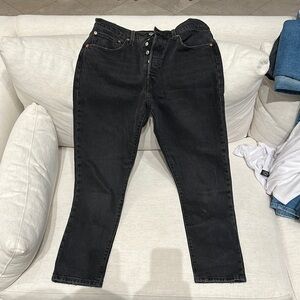 Levi’s Black 501 Skinny Denim Jeans